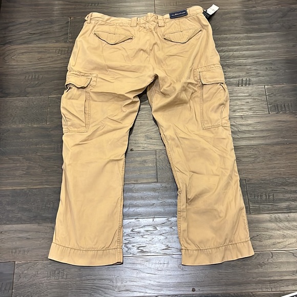 Polo Ralph Lauren cargo khaki pants new vintage mens 42x30 military chino - Picture 2 of 10